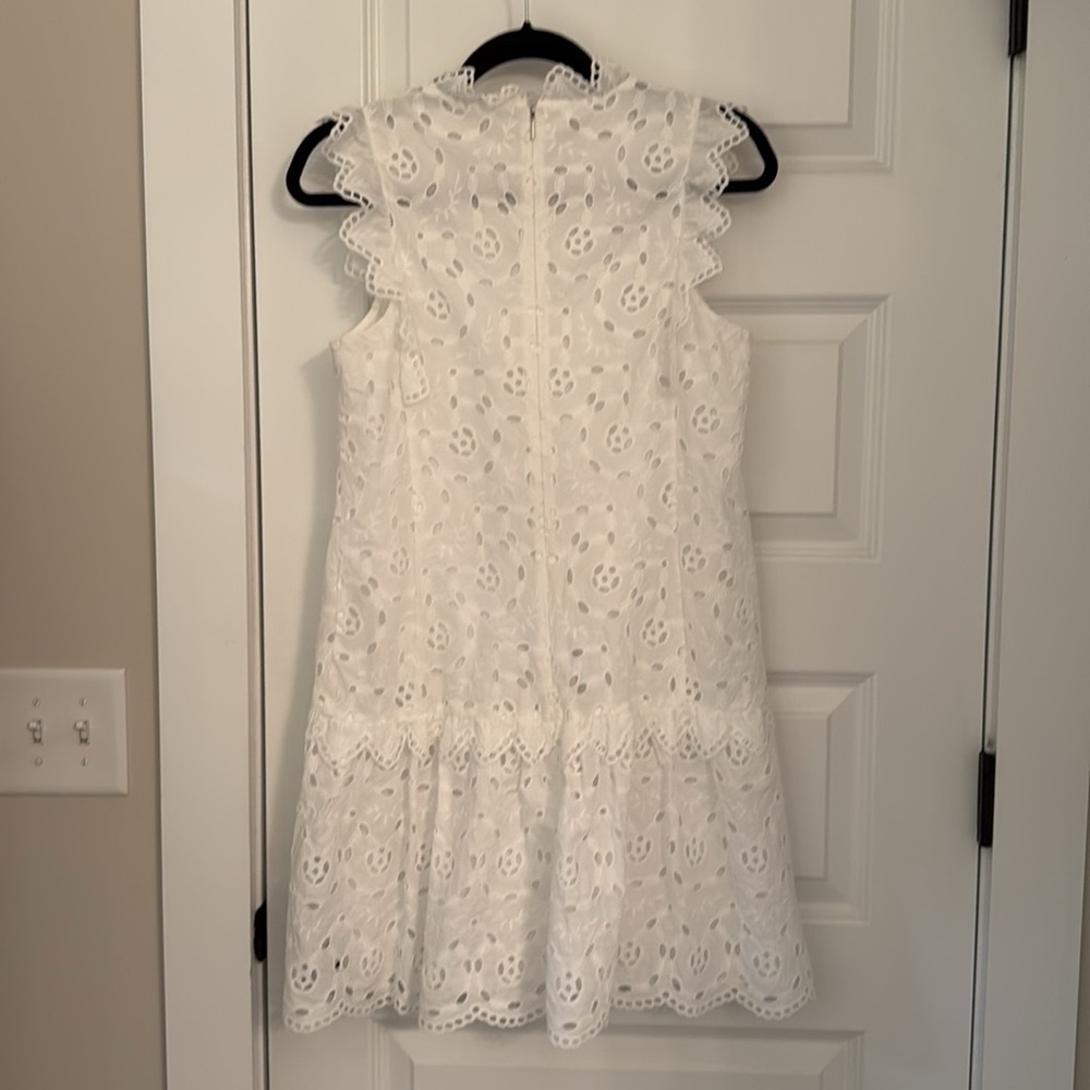 Rebecca Taylor Sleeveless Mina Eyelit Dress - Picture 10 of 15